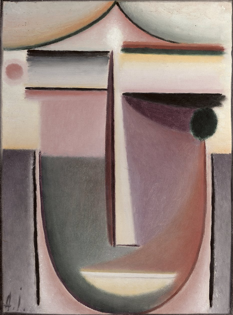 Violet Shadow (öljy pahville) tekijältä Alexej von Jawlensky