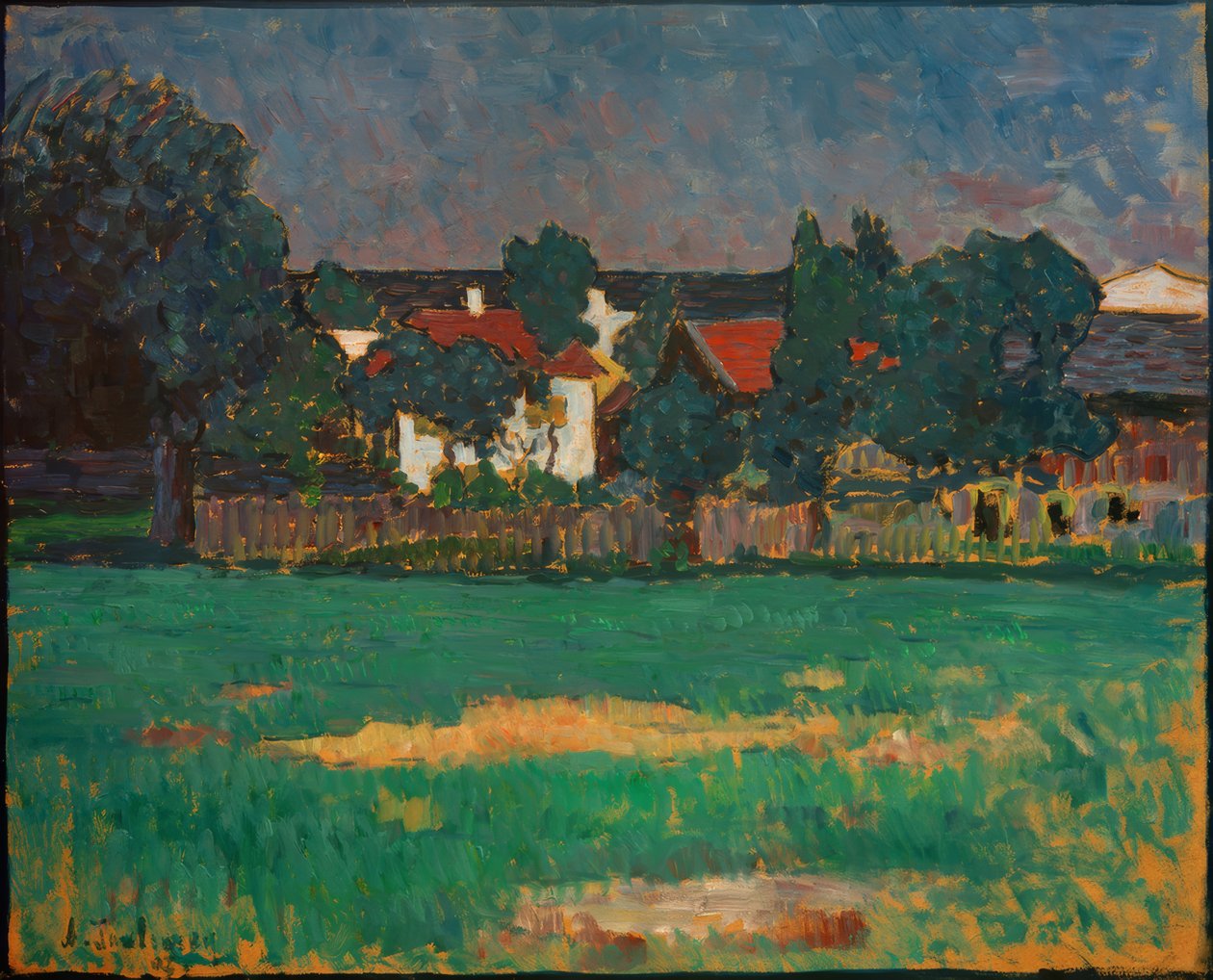 Wasserburgerin maisema tekijältä Alexej von Jawlensky