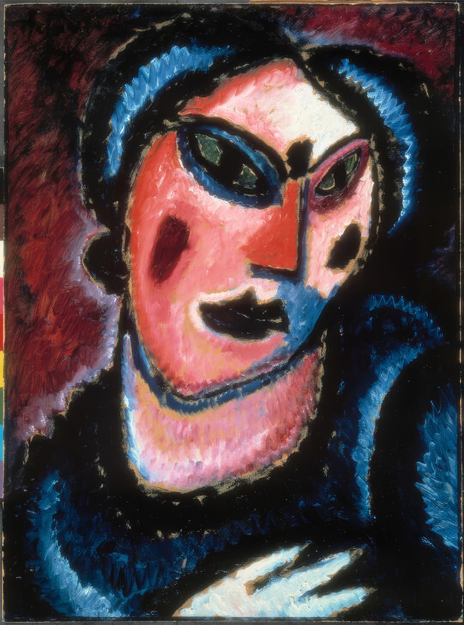 Naisen pää tekijältä Alexej von Jawlensky