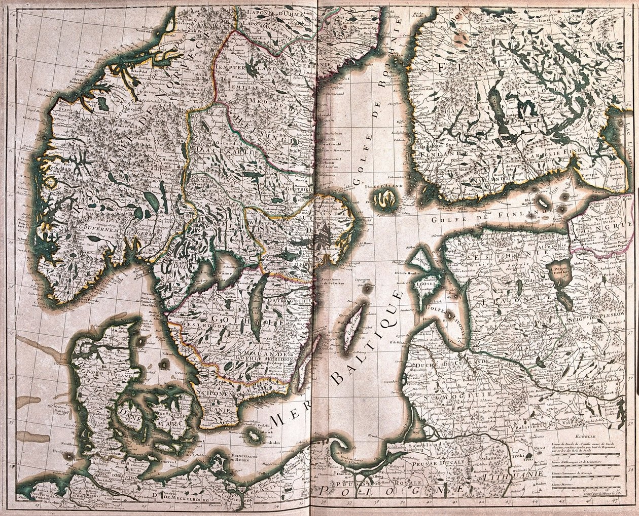 Norja, Tanska, Suomi ja Itämeri - by A tekijältä Alexis-Hubert Jaillot