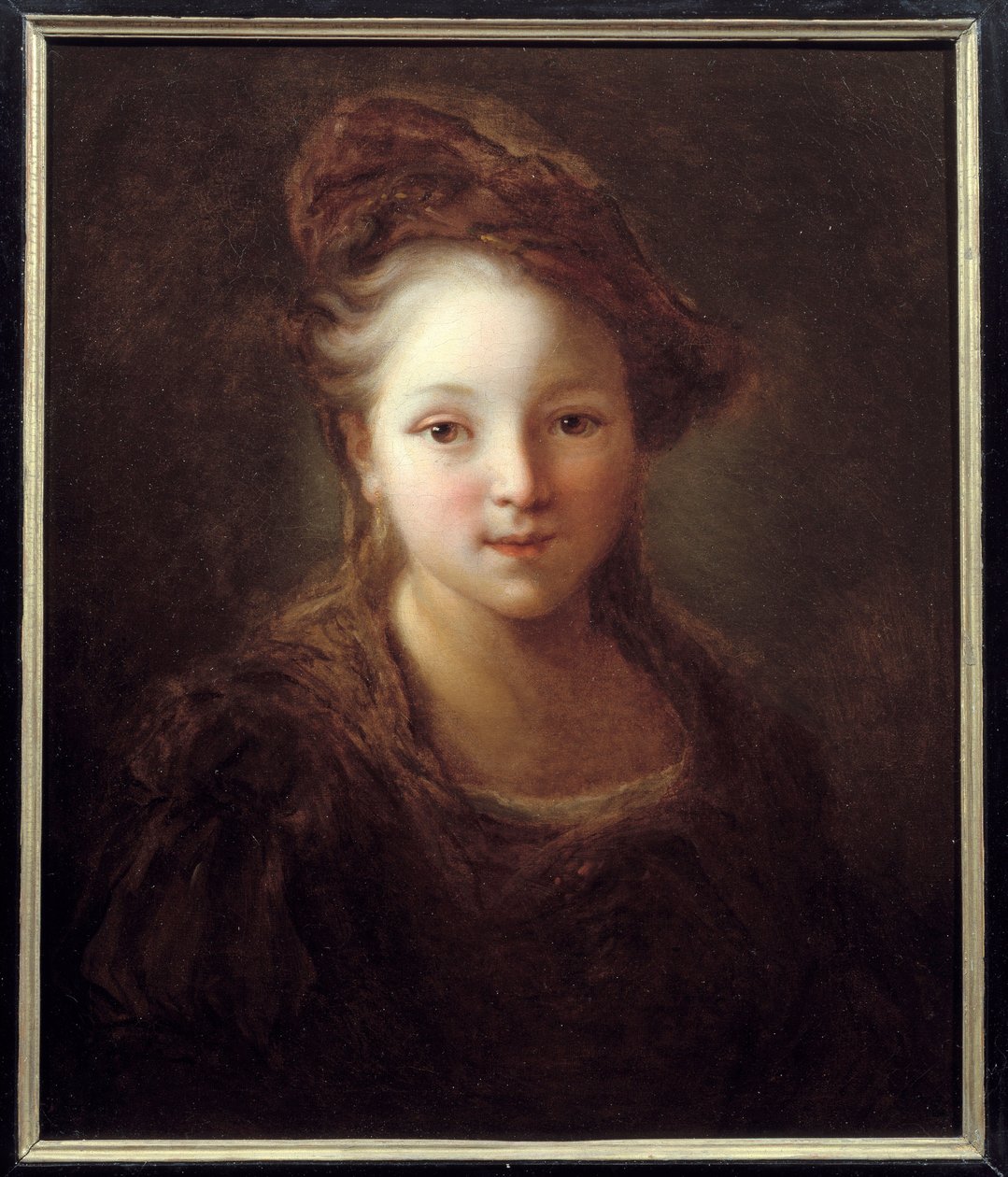 Nuoren tytön muotokuva. Alexis Grimoun (1680-1740) maalaus, noin 1720. Amiens, Musee De Picardie - Nuoren tytön muotokuva. Jean Alexis Grimoun (1680-1740) maalaus, noin 1720. Picardie Museum, Amiens, Ranska tekijältä Alexis Grimoux