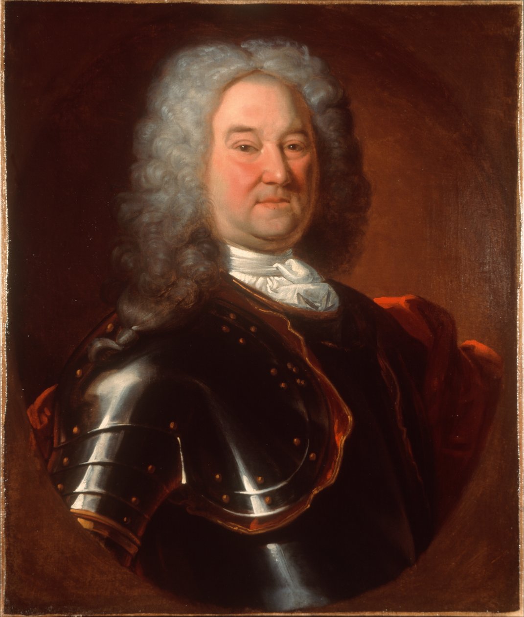 Kapteeni Robert Parker, Irlannin kuninkaallinen rykmentti, n. 1720 (öljy kankaalle) tekijältä Alexis Simon Belle