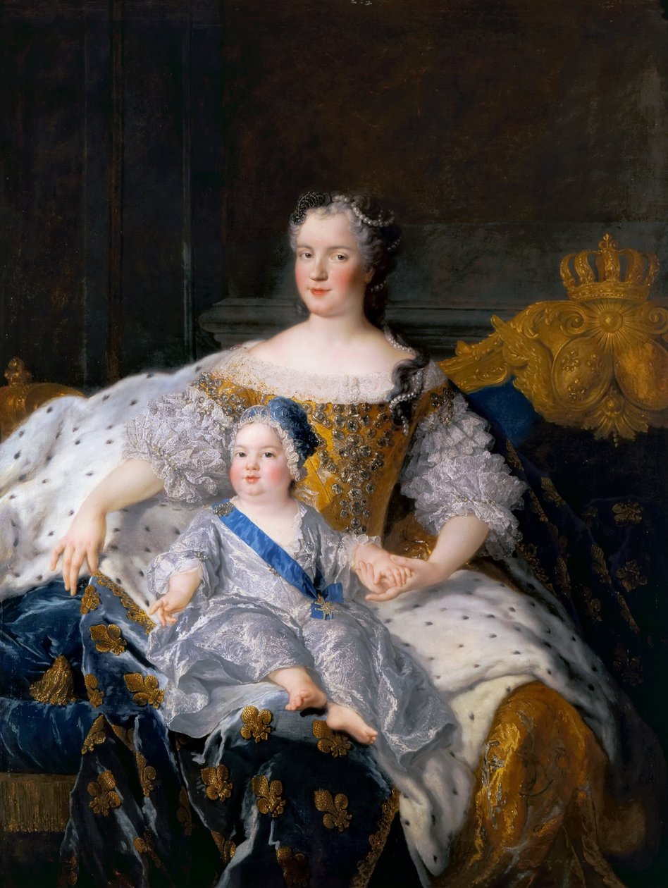 Marie Leszczynska ja Louis, Dauphin Ranskasta tekijältä Alexis Simon Belle
