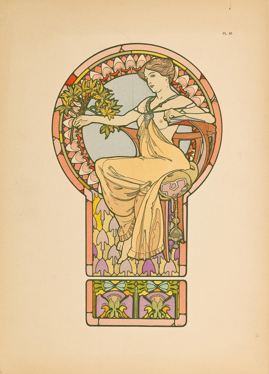 Koristeasiakirjat, 1902. tekijältä Alfons Marie Mucha