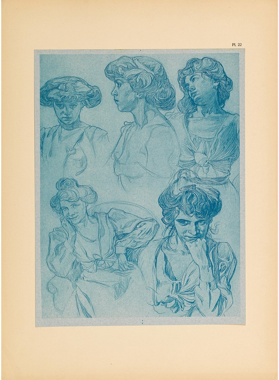 Koristeasiakirjat, 1902. tekijältä Alfons Marie Mucha