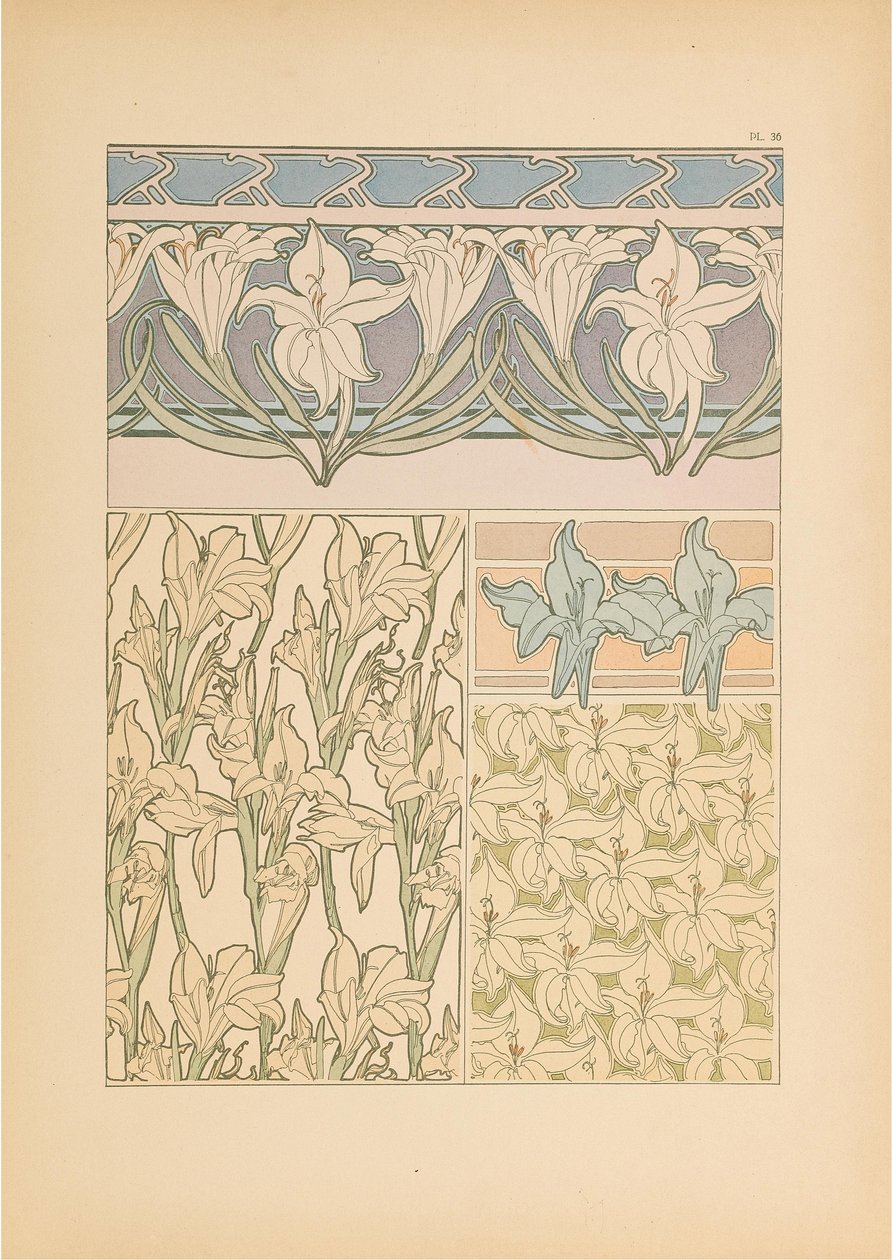 Koristeasiakirjat, 1902. tekijältä Alfons Marie Mucha