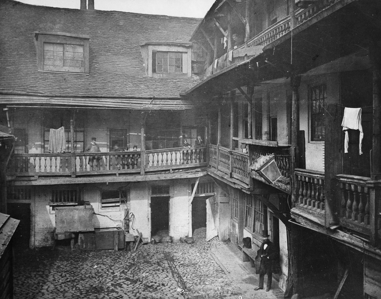 Oxford Arms, Warwick Lane, 1875 tekijältä Alfred and John Bool