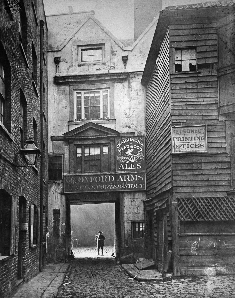Oxford Arms, Warwick Lane, 1875 tekijältä Alfred and John Bool