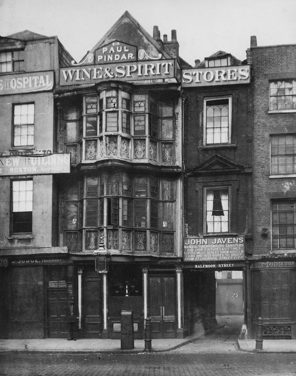 Sir Paul Pindar, Bishopsgate Street, n. 1878 tekijältä Alfred and John Bool