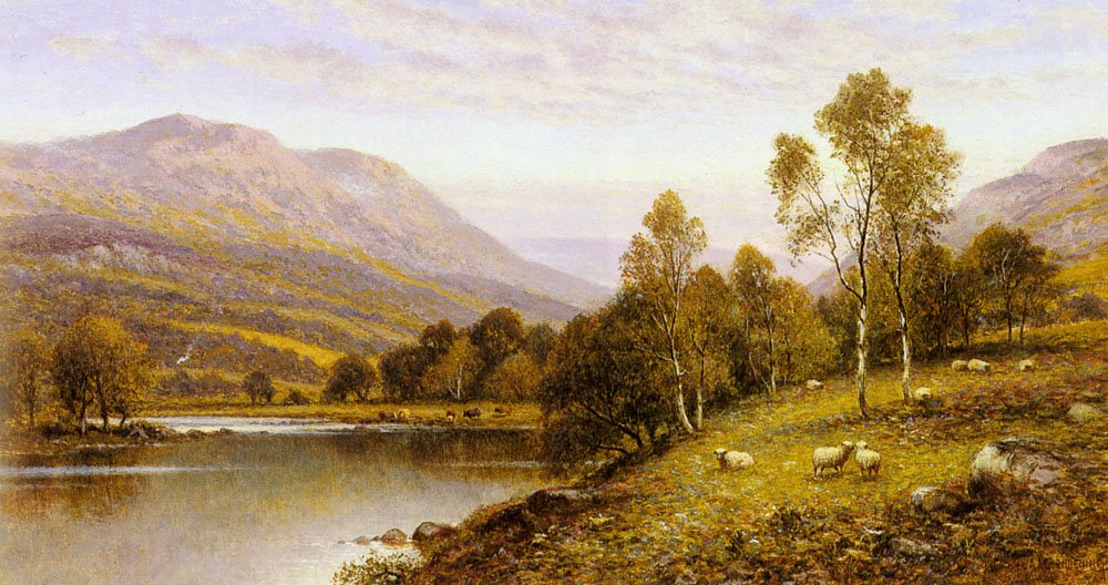 Varhainen ilta, Cumbria tekijältä Alfred Augustus Glendening