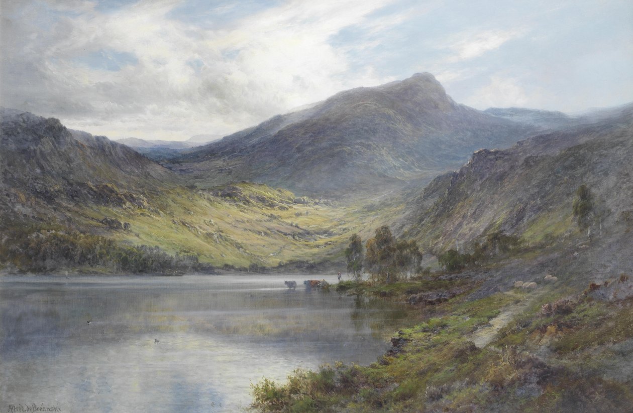Loch Ness tekijältä Alfred de Breanski