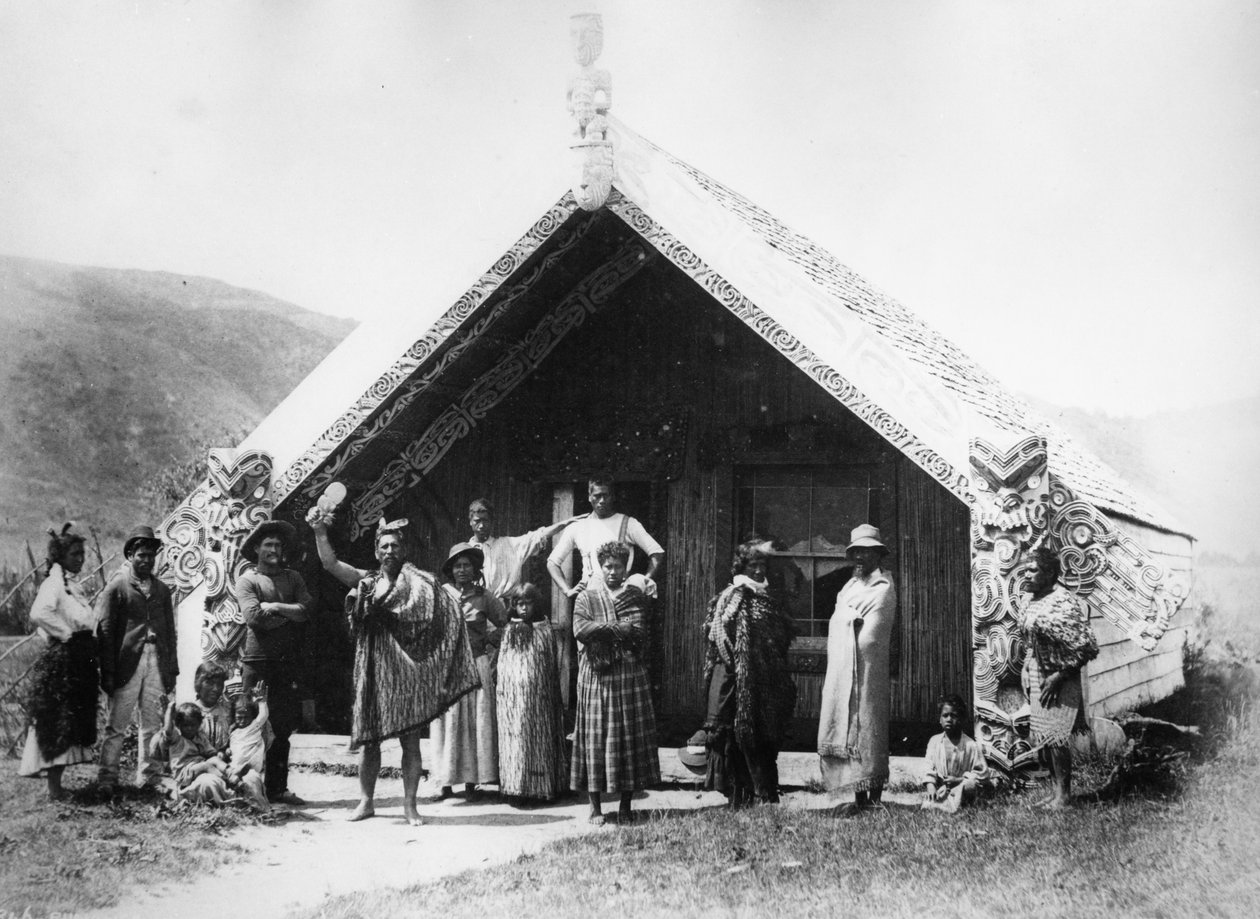 Konferenssitalo - Wairoa, n. 1865-1870 tekijältä Alfred Burton