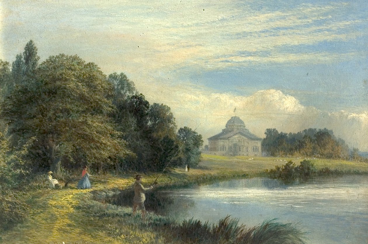 Nuthall Temple, Nottinghamshire, 1869 tekijältä Alfred Dawson