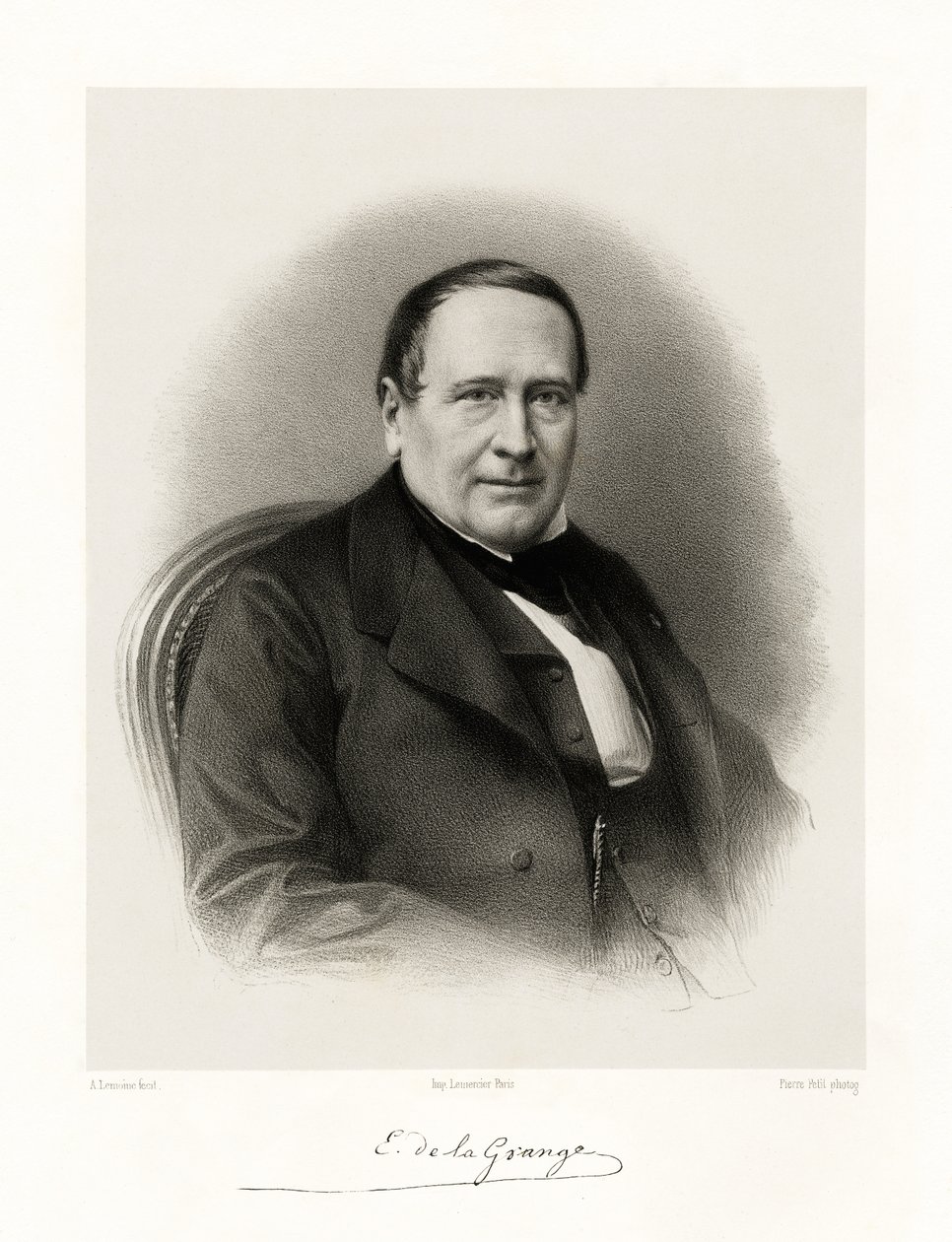 Adélaide Èdouard Le Lièvre de La Grange, 1865-66 tekijältä Alfred Lemoine