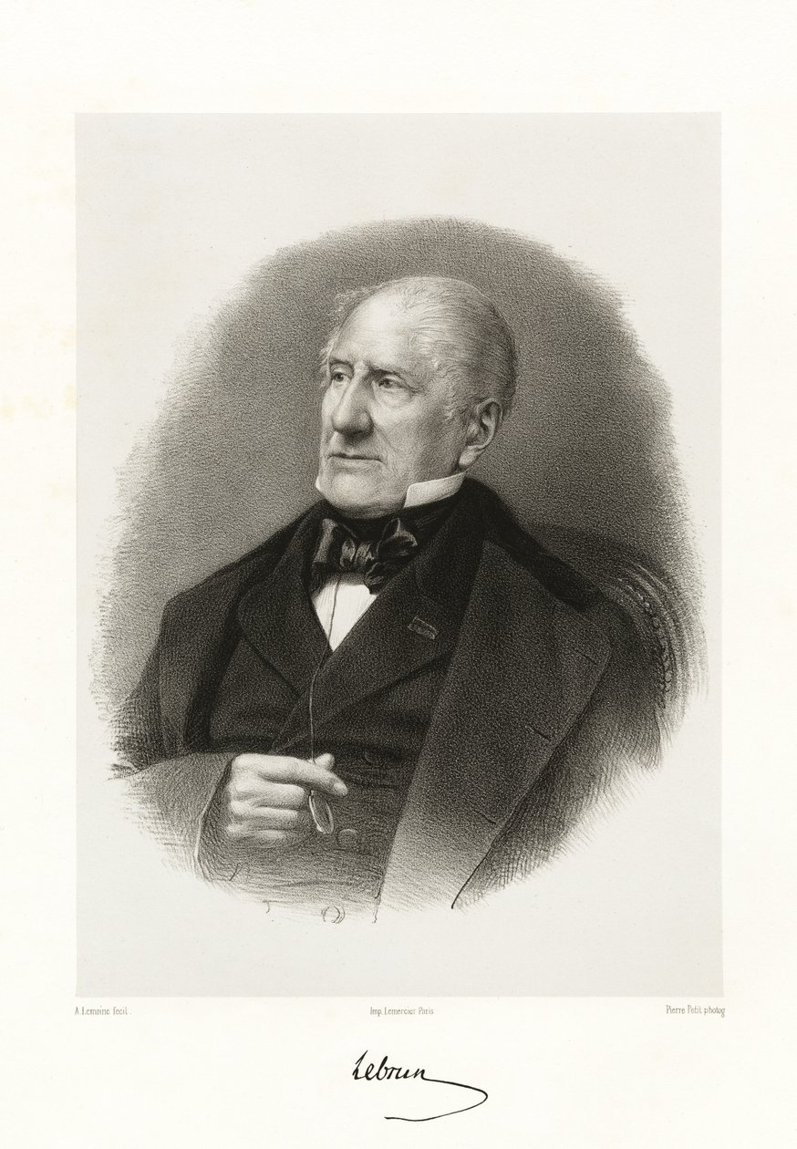 Pierre Antoine Lebrun, 1865-66 tekijältä Alfred Lemoine