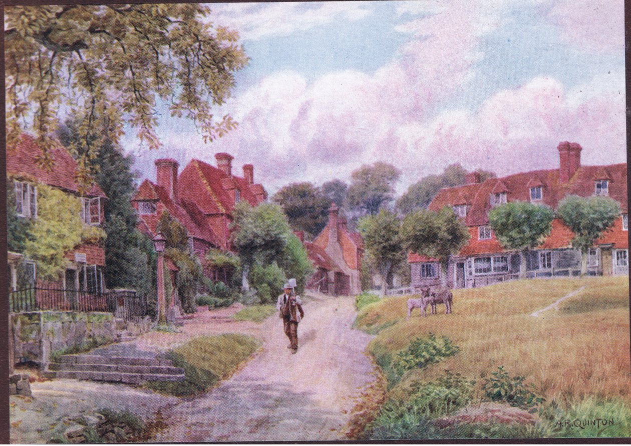 Groombridge, Kent, Dent & Sons Limitedin julkaisemasta teoksesta The Cottages and the Village Life of Rural England, 1912. tekijältä Alfred Robert Quinton