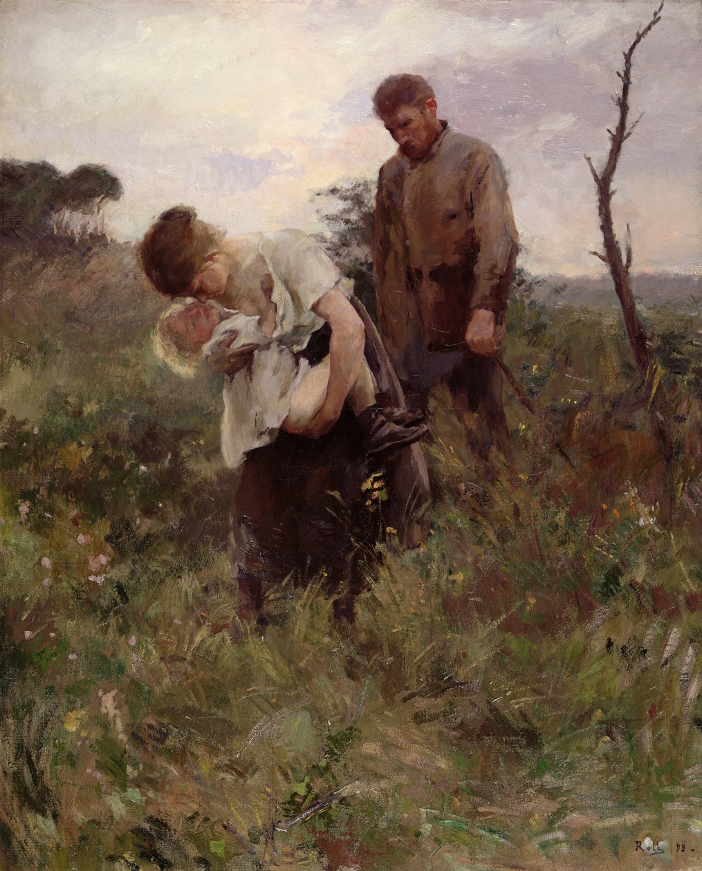 Exodus, 1893 tekijältä Alfred Roll