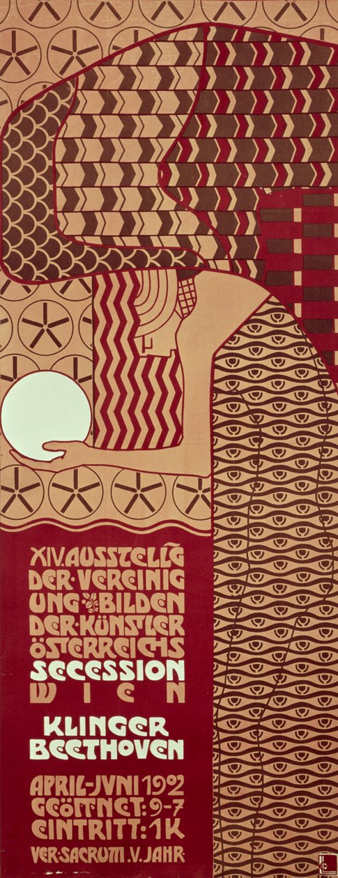 Juliste Wienin Secessionin 14. näyttelyyn, 1902 tekijältä Alfred Roller