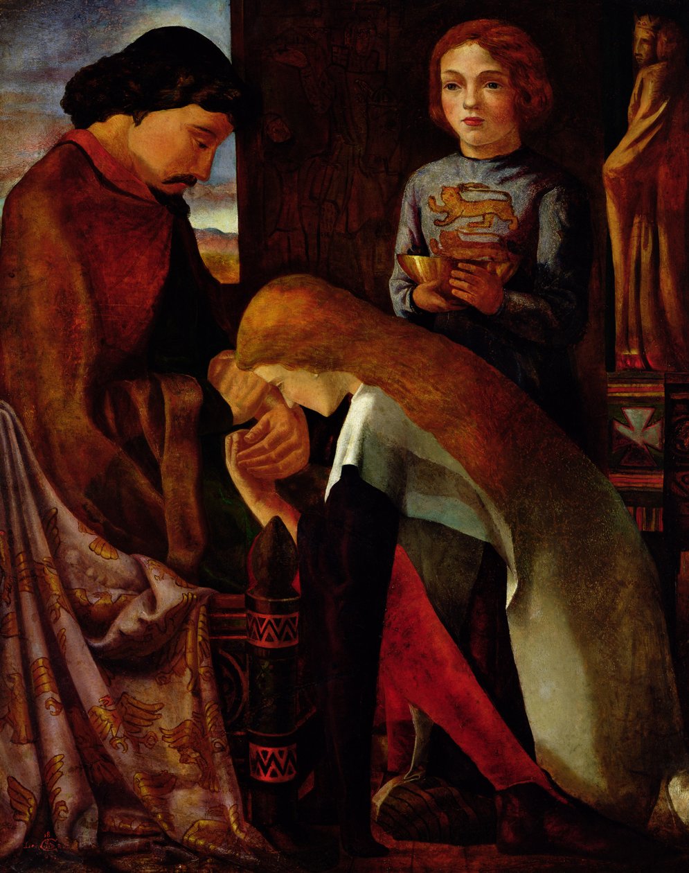 Kuningas Edward I (1239-1307) ja Eleanor (1244-90) 1863 tekijältä Alfred Sacheverell Coke