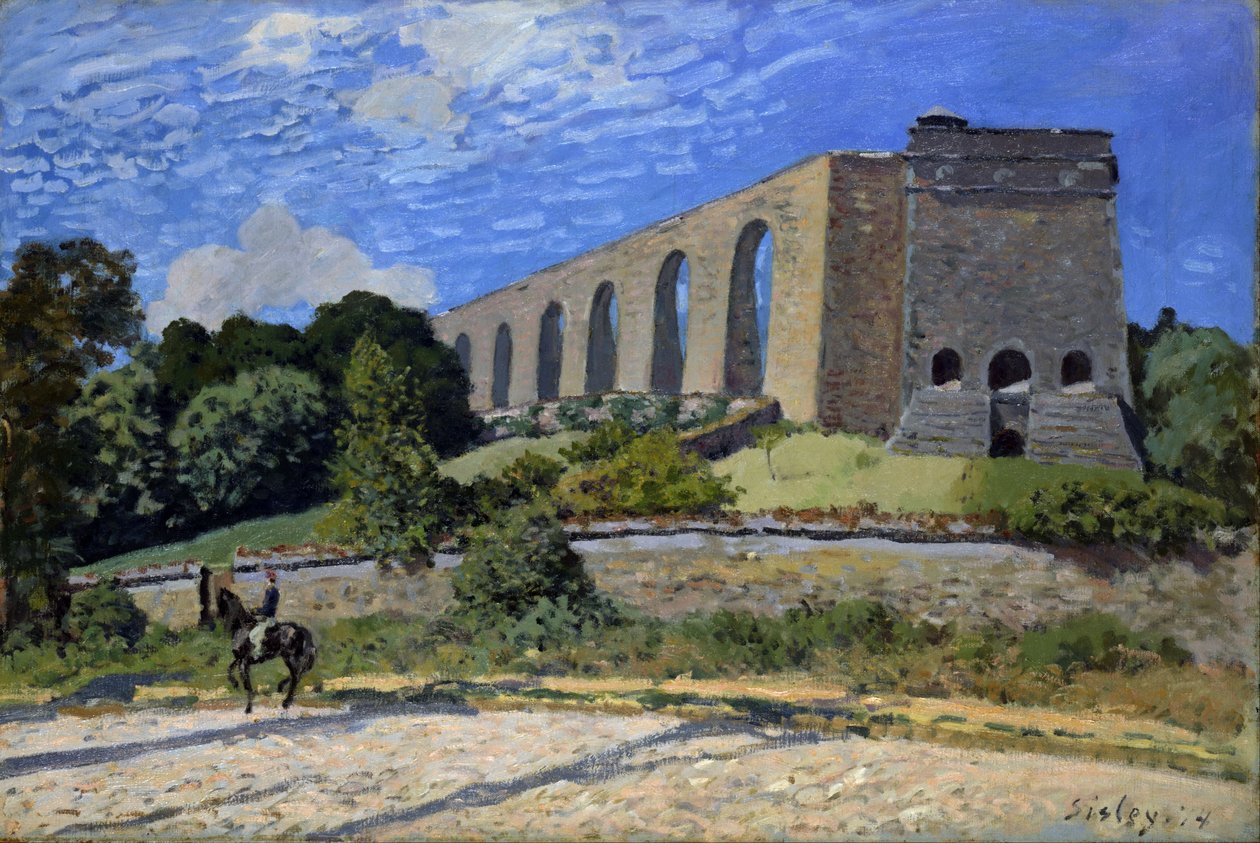 Vesijohto Marlyssä tekijältä Alfred Sisley