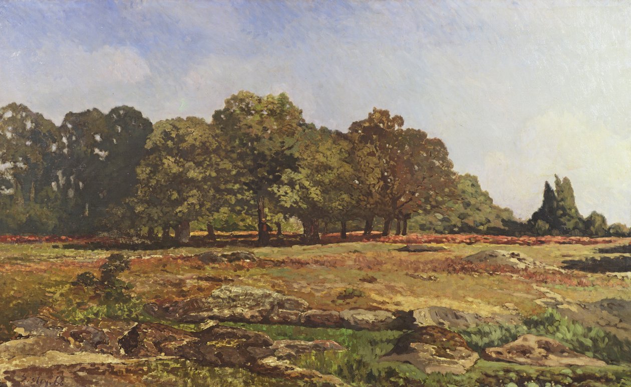 Avenue of Chestnut Trees at La Celle-Saint-Cloud, n. 1866-67 tekijältä Alfred Sisley