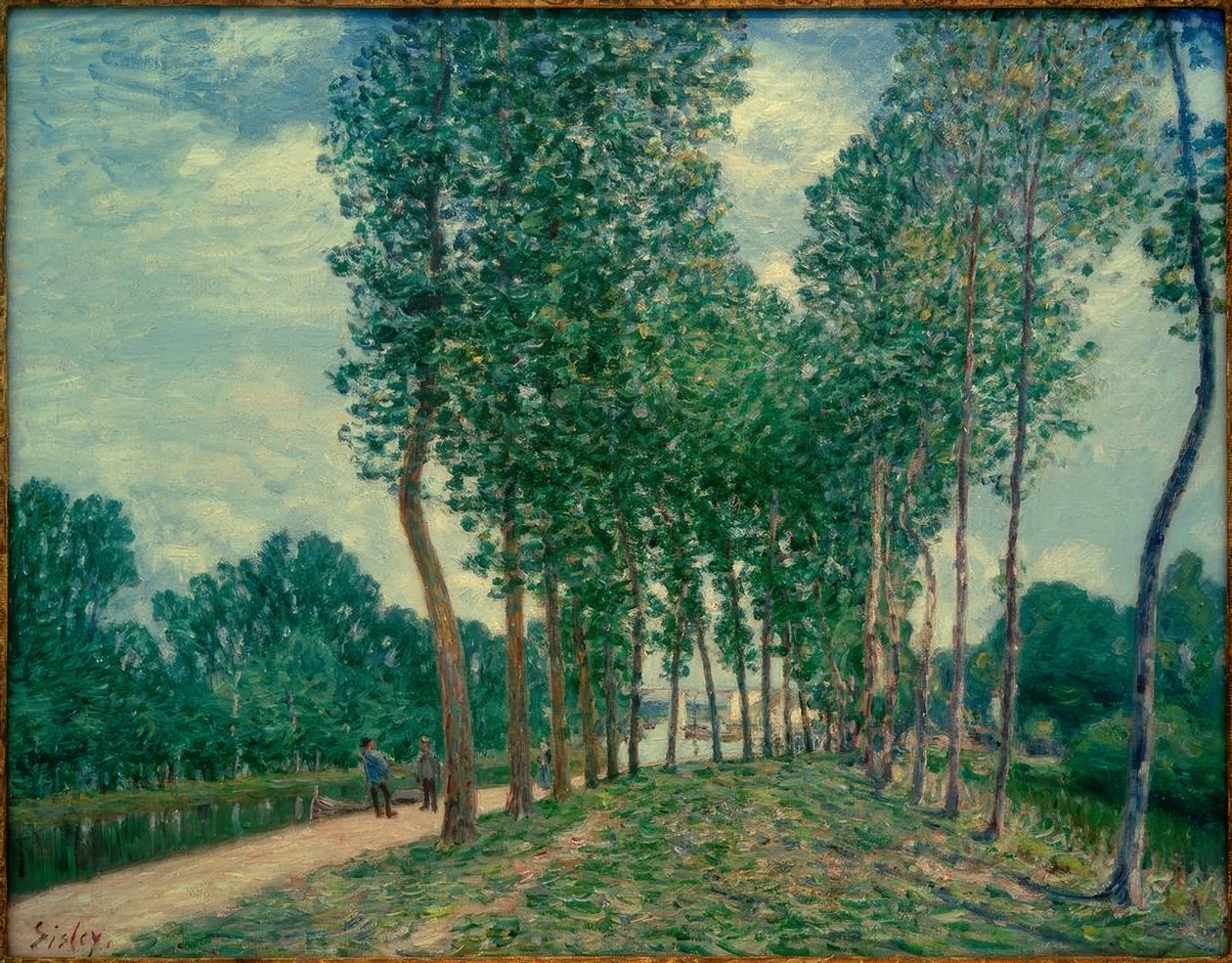 Bords du Loing près de Moret tekijältä Alfred Sisley