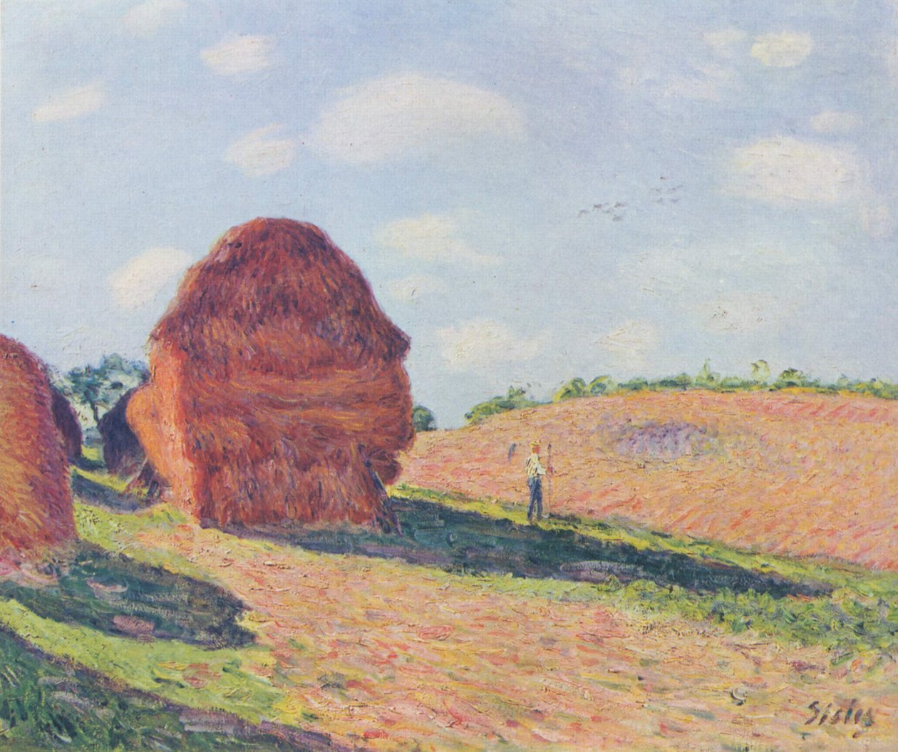 Die Strohmieten tekijältä Alfred Sisley