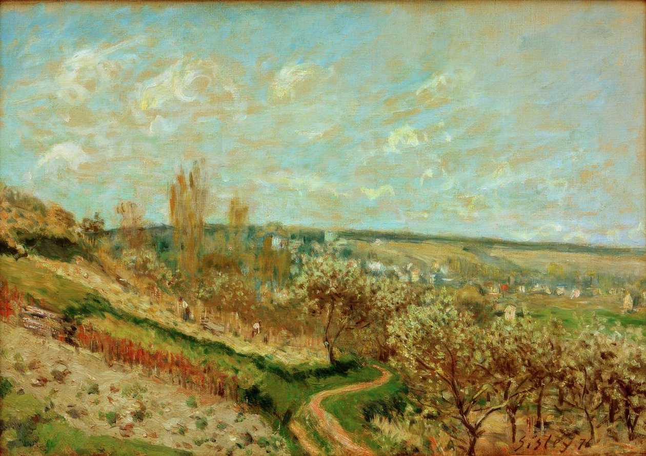 Frühling Saint-Germain-en-Layessa tekijältä Alfred Sisley