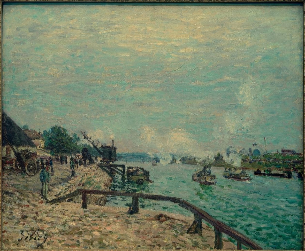 La Seine à Grenelle tekijältä Alfred Sisley