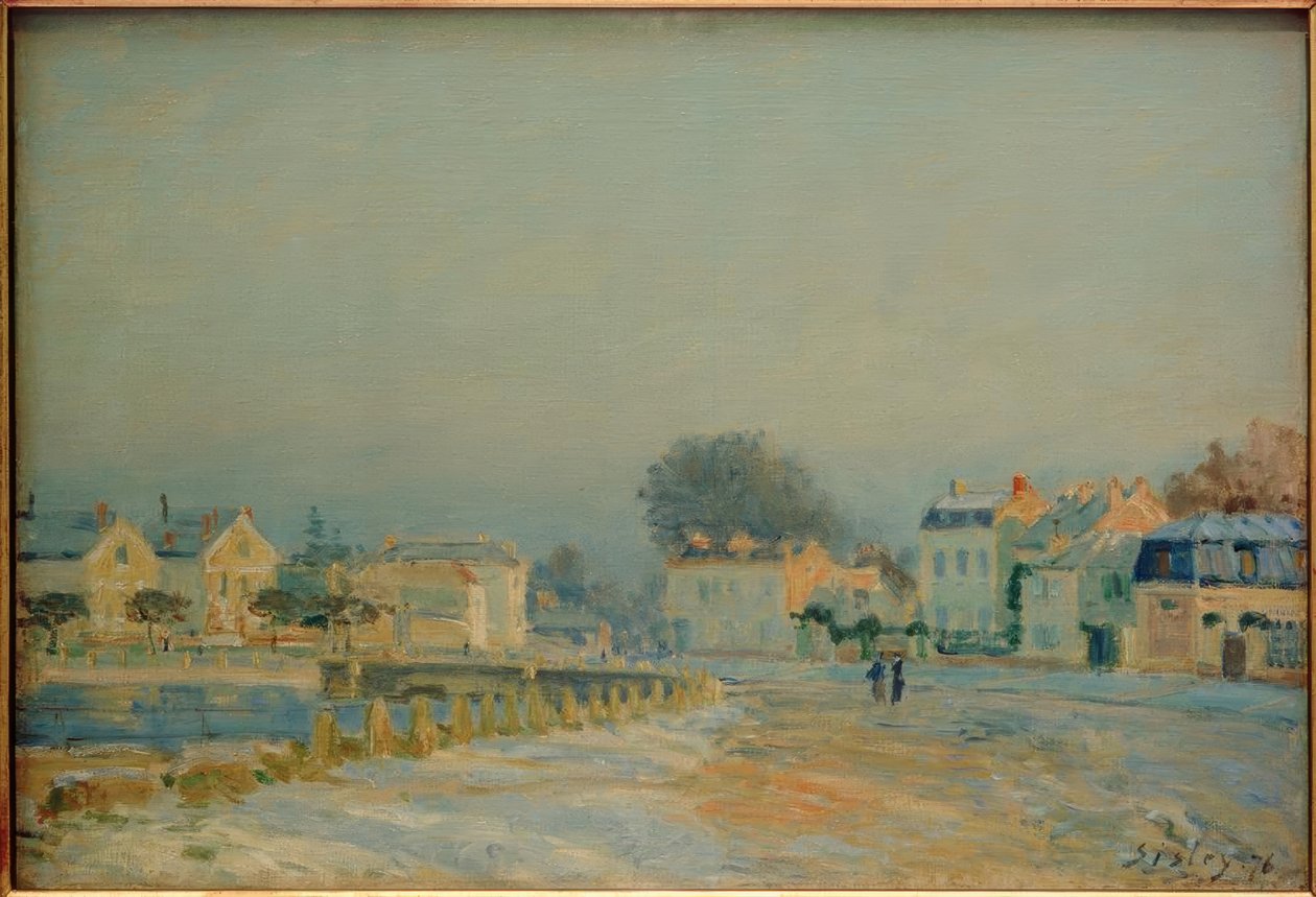 Labreuvoir de Marly - Gelée Blanche tekijältä Alfred Sisley