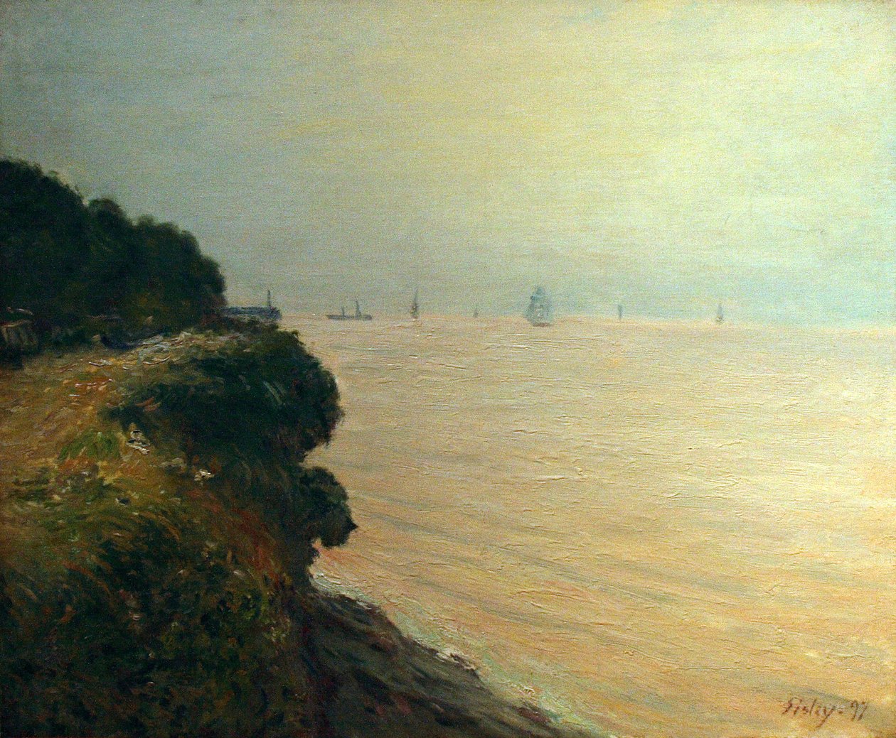 Langlandin lahti tekijältä Alfred Sisley