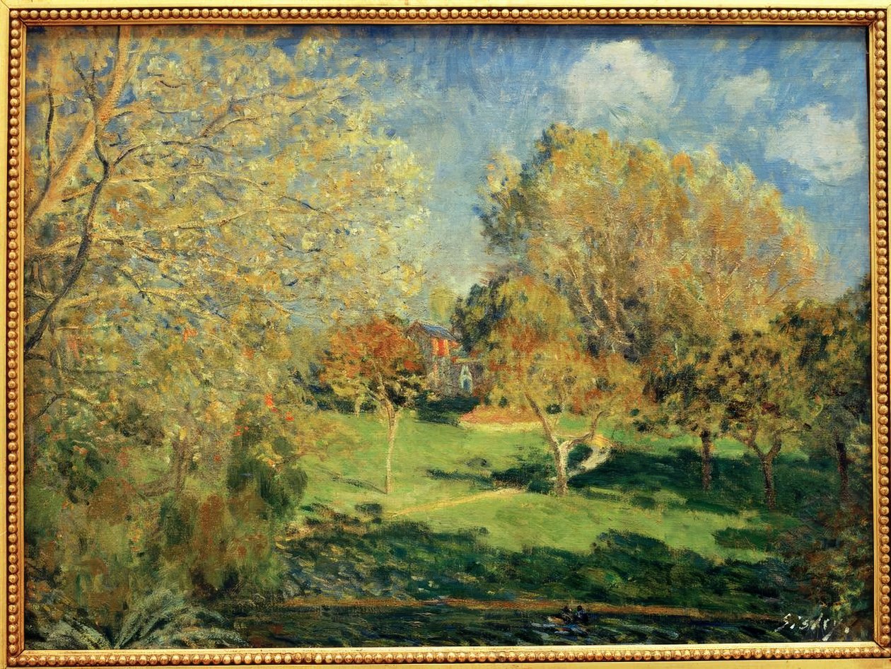 Le Jardin Hoschede tekijältä Alfred Sisley