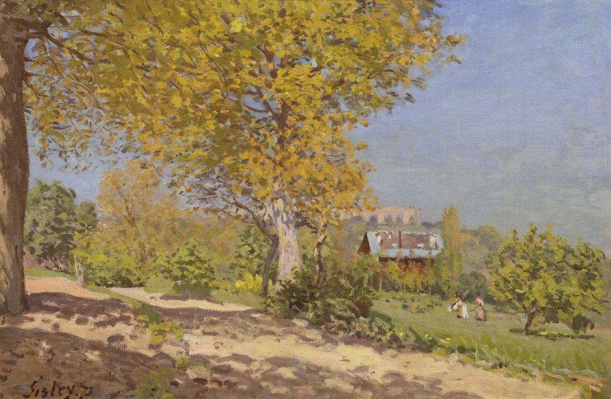Louveciennen lähellä, 1872 tekijältä Alfred Sisley