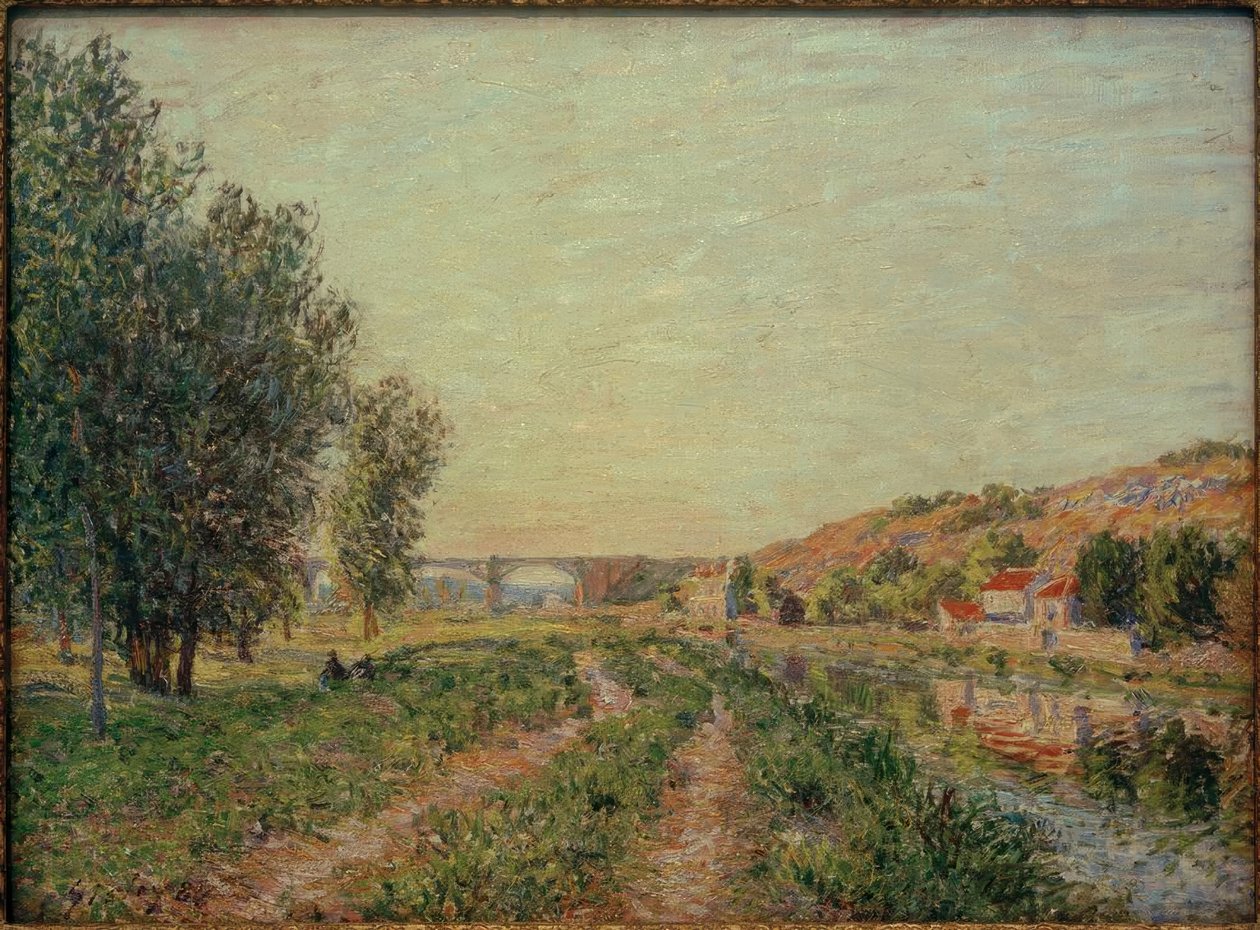 Paysage pres de Moret tekijältä Alfred Sisley