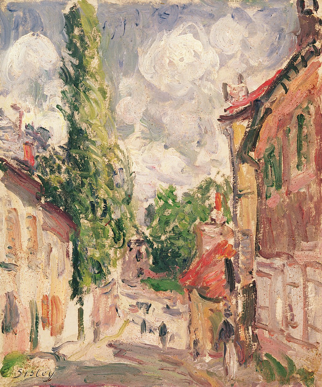 Tie kylässä tekijältä Alfred Sisley
