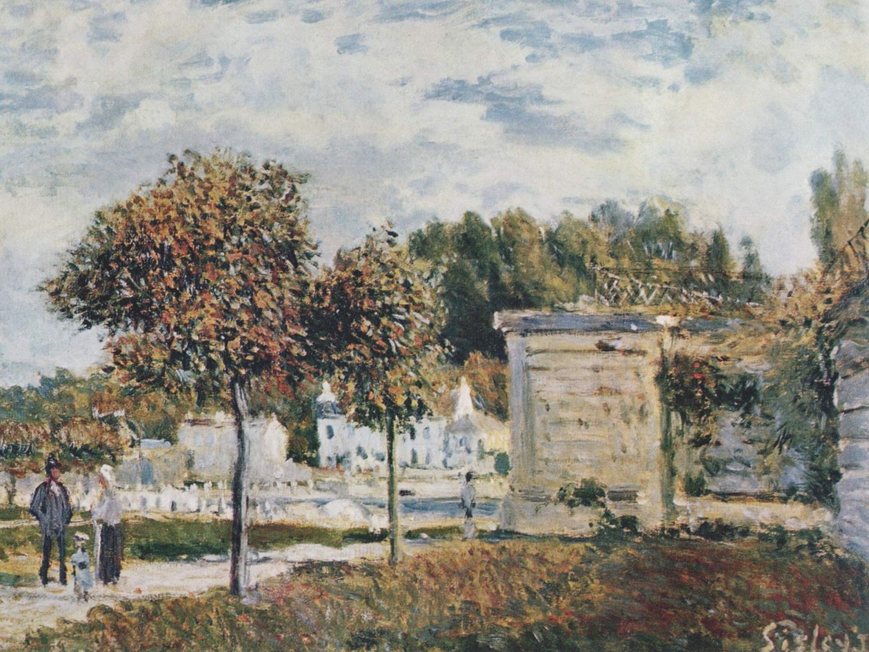 Schwemme von Marly tekijältä Alfred Sisley