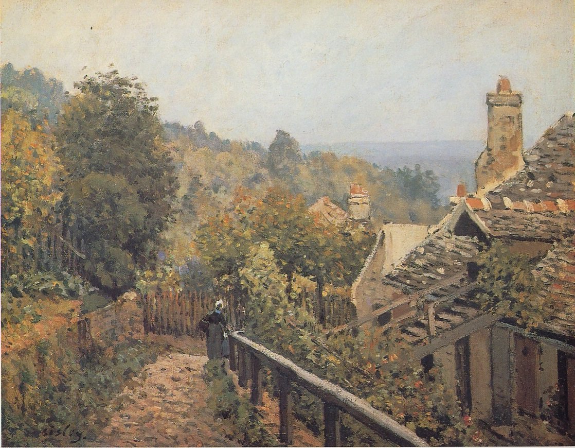 Sentier de la Mi-cote tekijältä Alfred Sisley