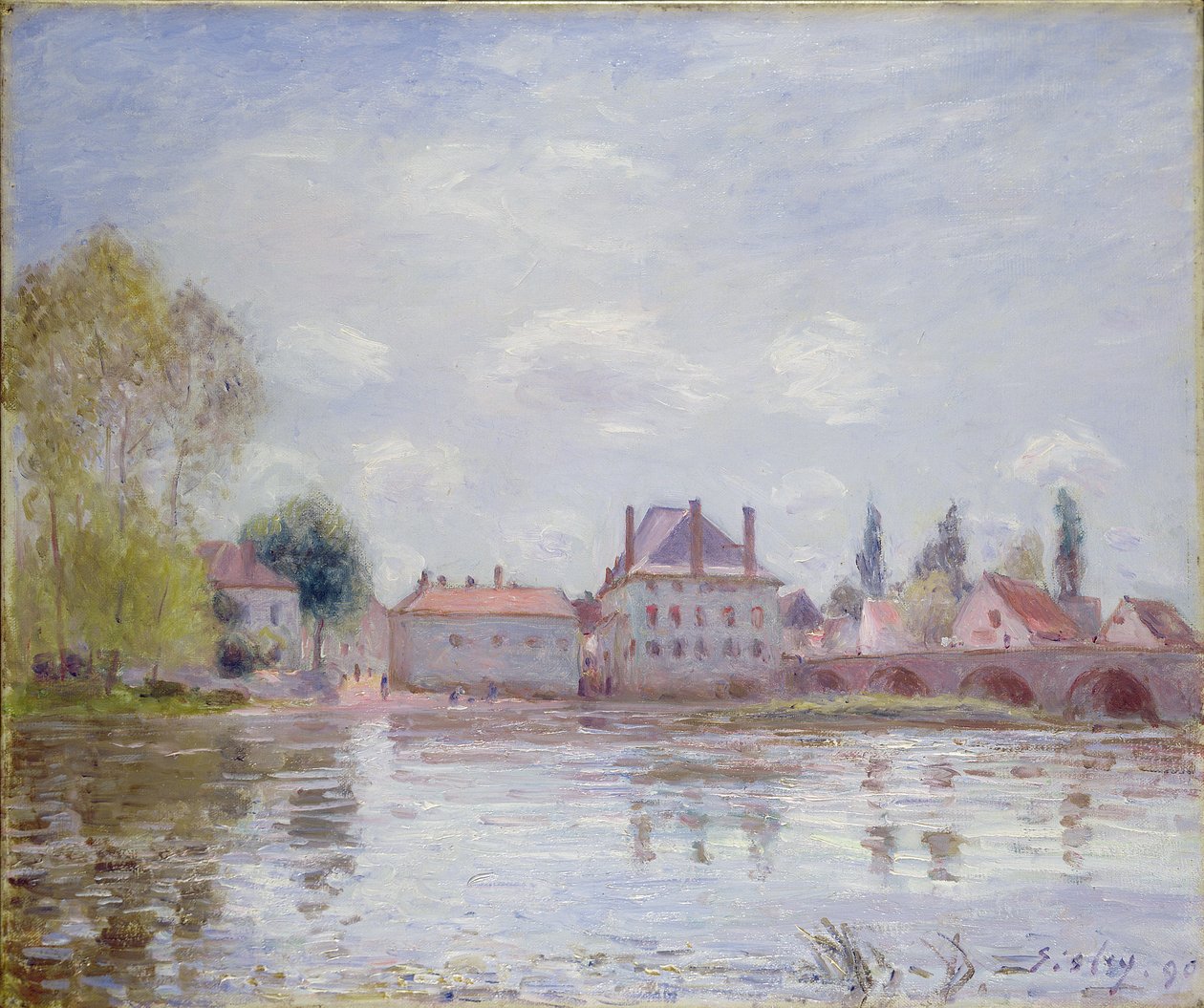 Moret-sur-Loingin silta, 1890 tekijältä Alfred Sisley