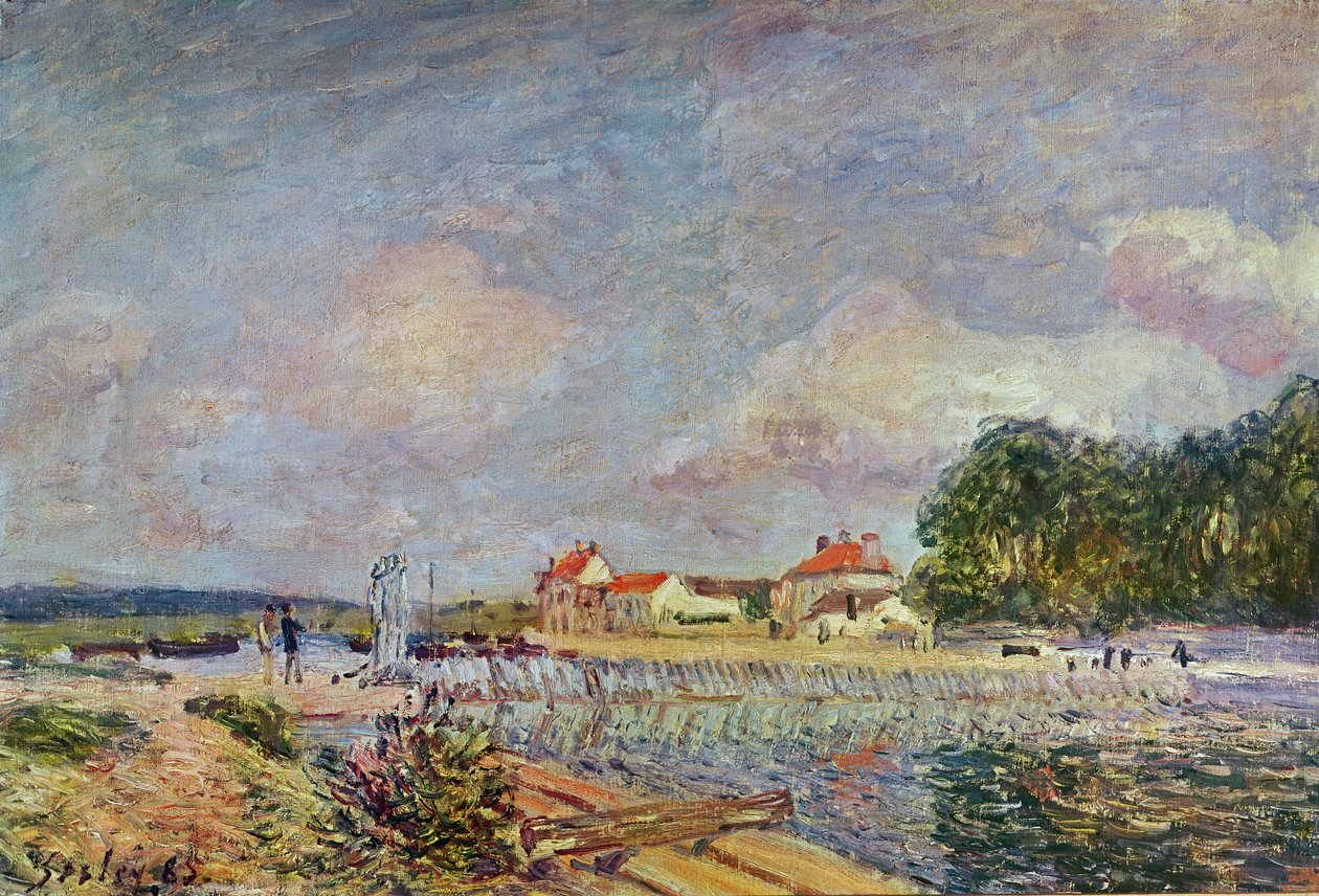 Pato, 1885 tekijältä Alfred Sisley
