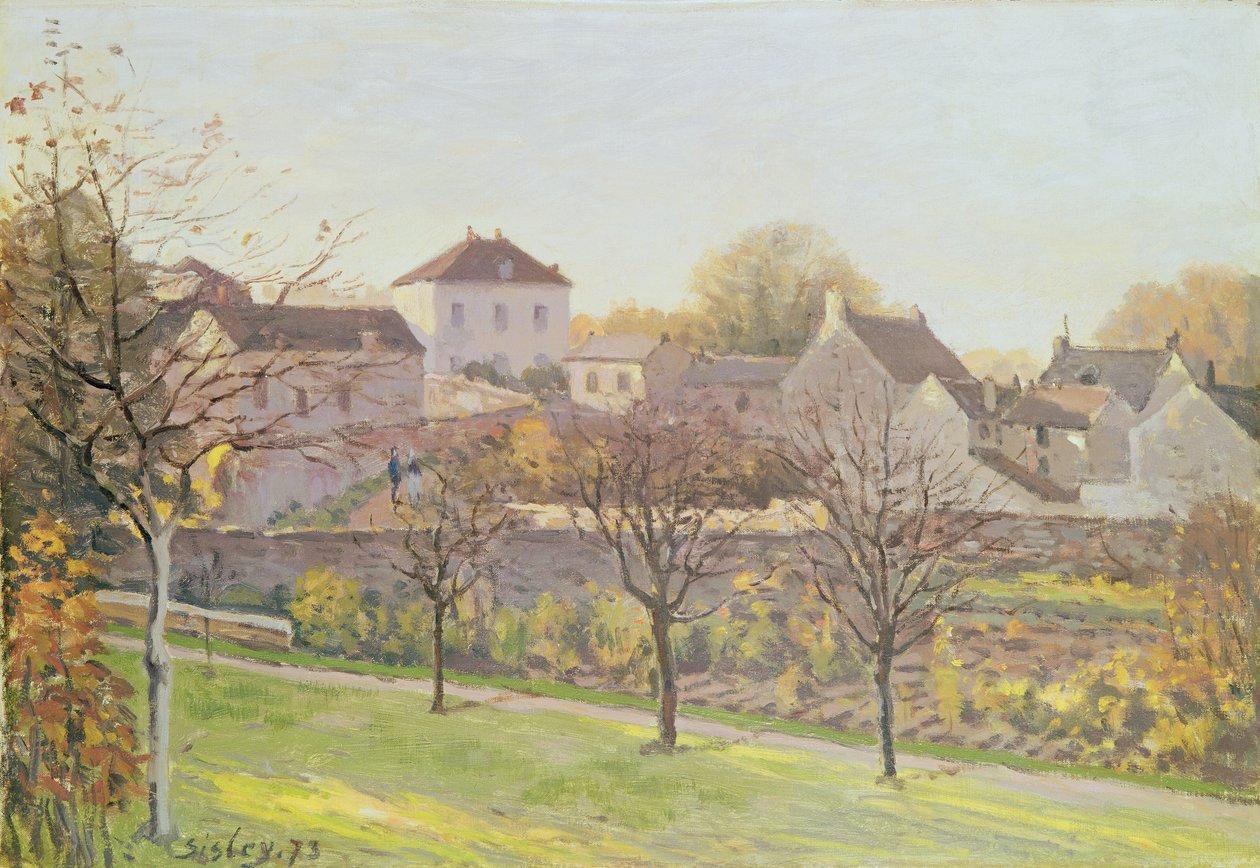 Auringon viimeinen säde, 1873 tekijältä Alfred Sisley