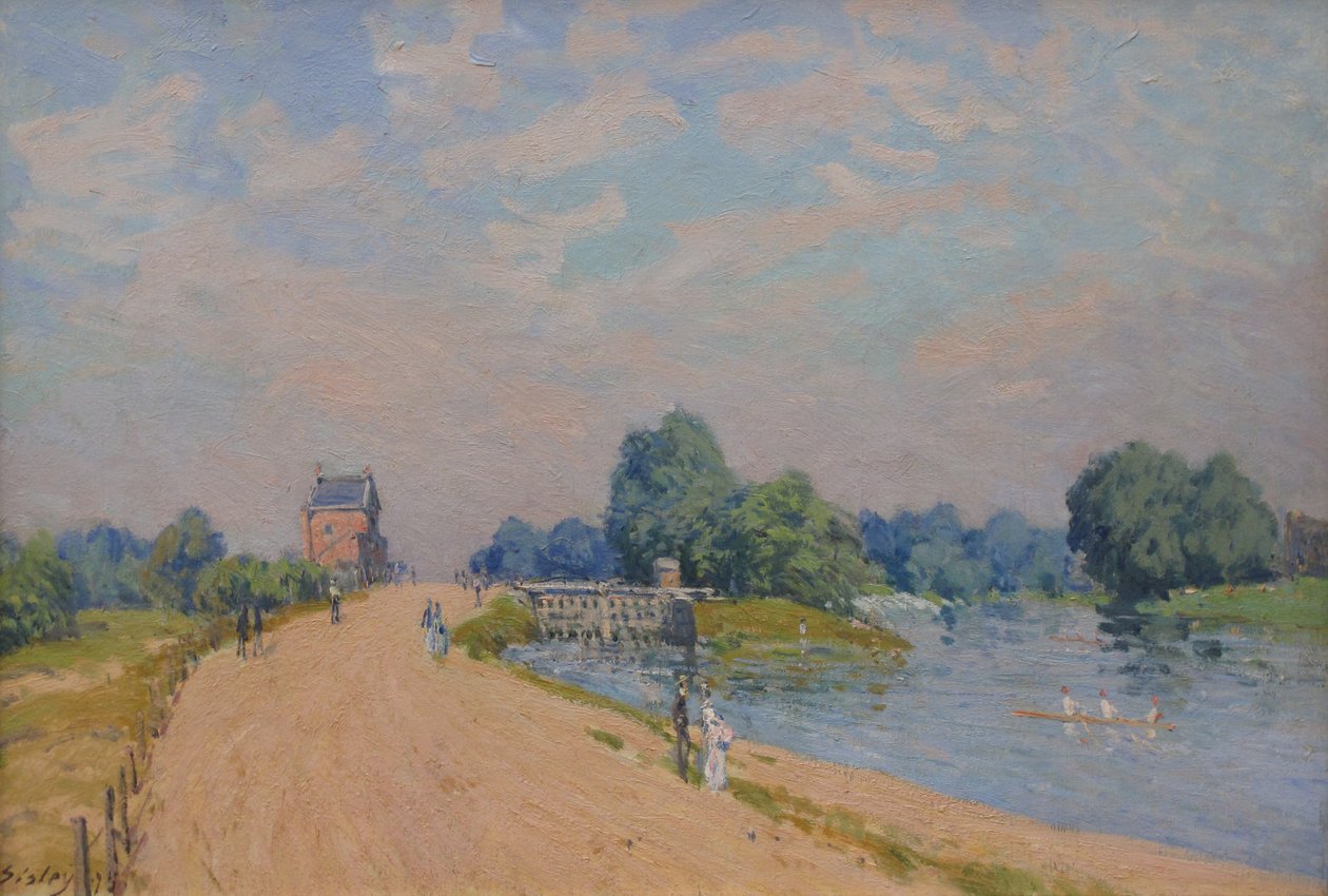Tie Hampton Courtiin tekijältä Alfred Sisley