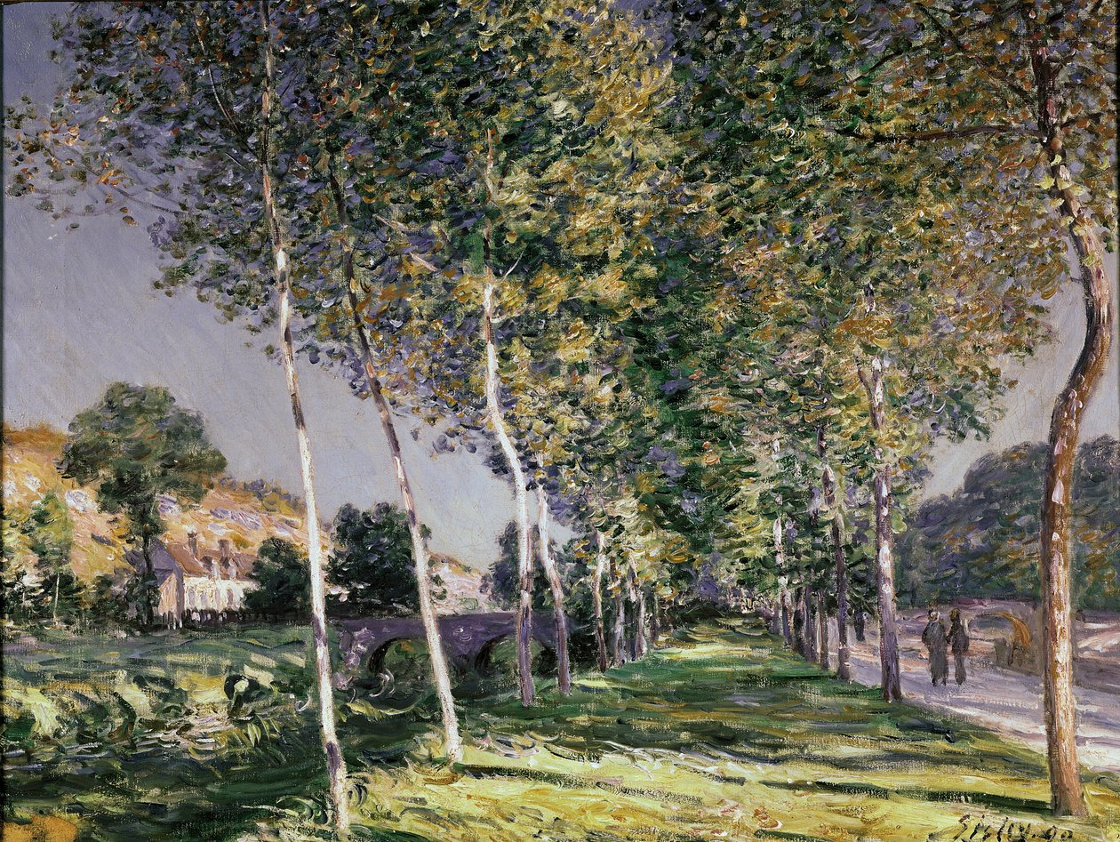 Kävelymatka, 1890 tekijältä Alfred Sisley