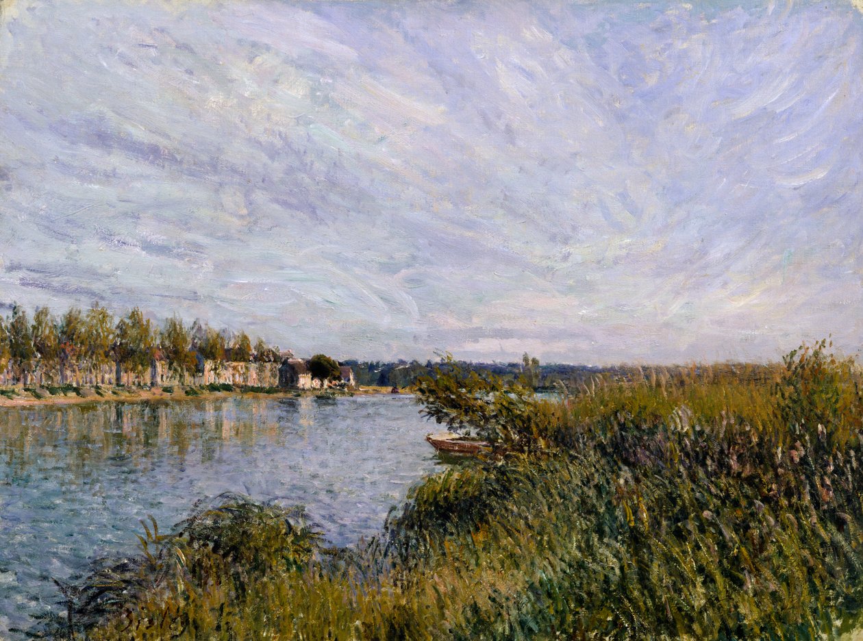 Näkymä Saint-Mammèsiin tekijältä Alfred Sisley