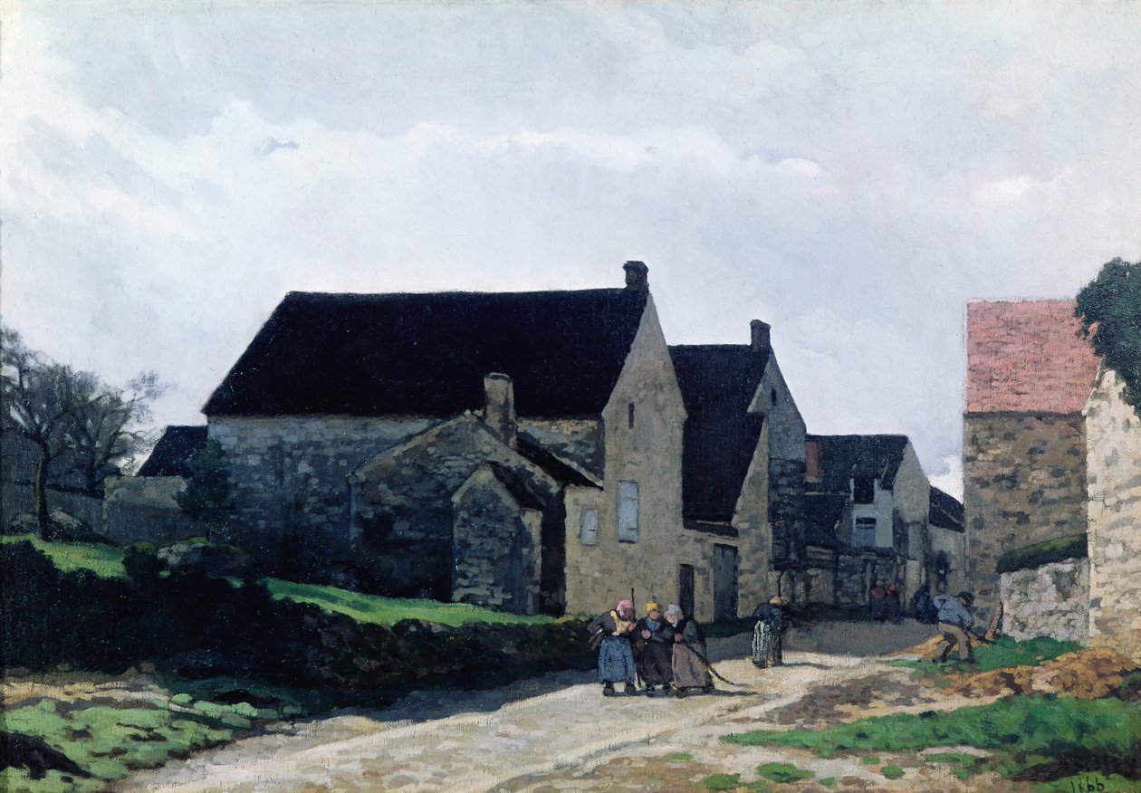 Naiset menossa metsään, 1866 tekijältä Alfred Sisley