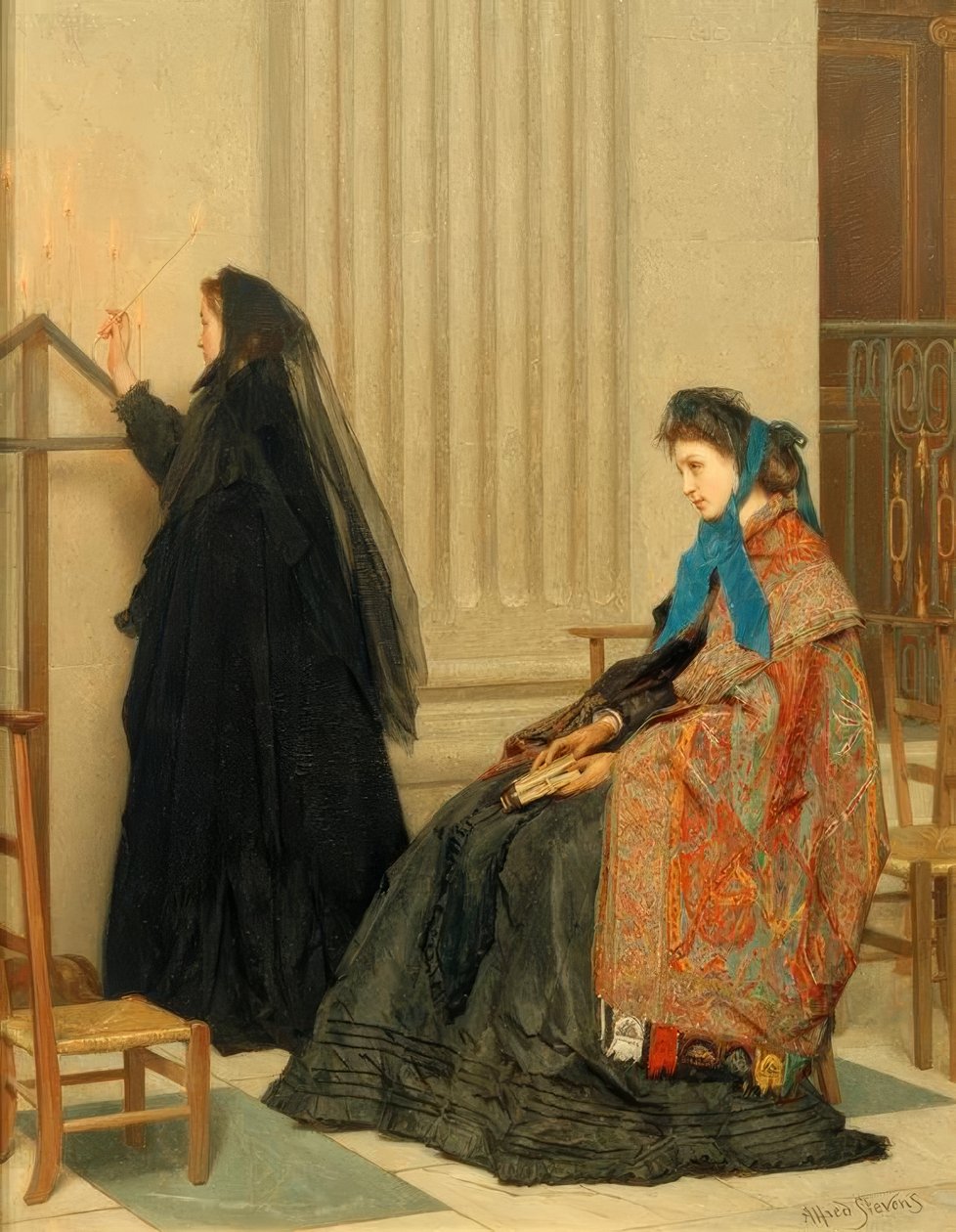 A.Stevens, In Memoriam tekijältä Alfred Emile Stevens