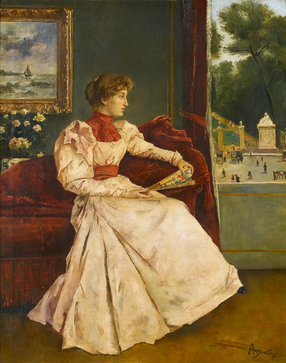 Chez soi tekijältä Alfred Emile Stevens