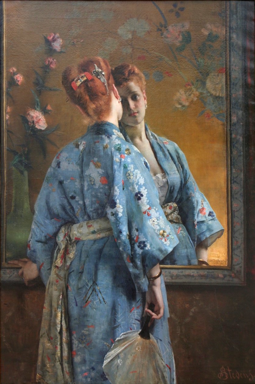 La Parisienne japanilainen tekijältä Alfred Emile Stevens