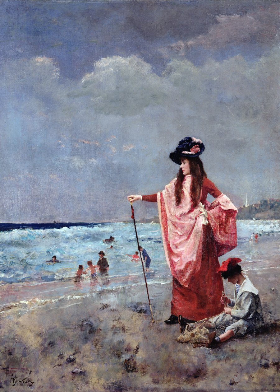 Rannalla tekijältä Alfred Emile Stevens
