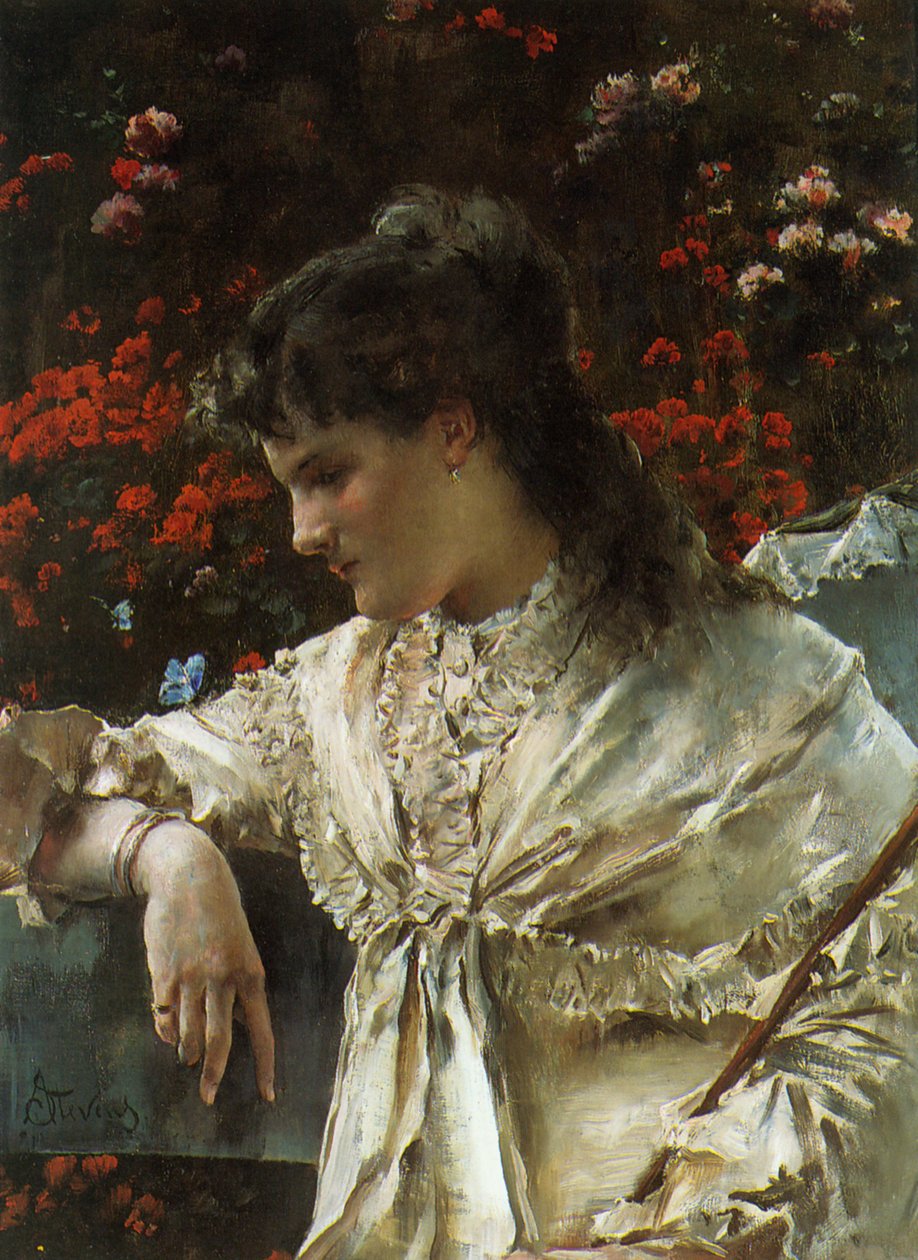 Rêverie tekijältä Alfred Emile Stevens