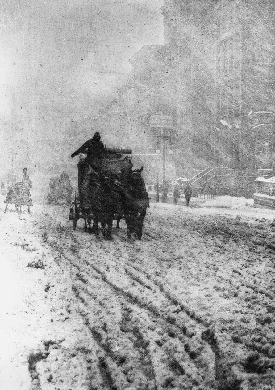 New York, Fifth Avenue / Schneegestöber tekijältä Alfred Stieglitz